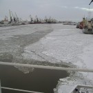 port in winter